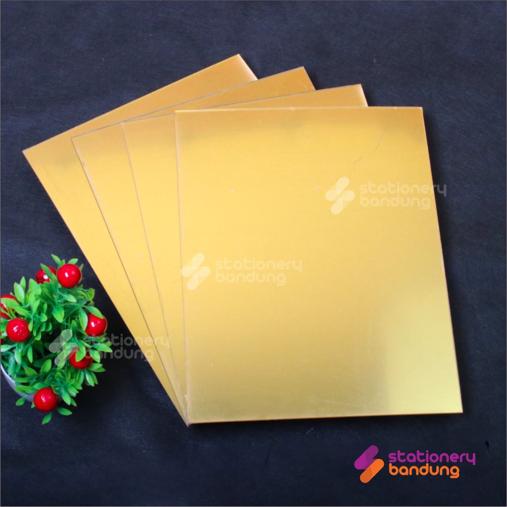 Acrylic Gold Mirror Sheet 2MM Thickness A4 A3 Shopee Philippines
