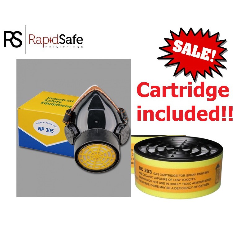 NP305 Industrial Mask Dust Mask For Spray Painting Single Respirator