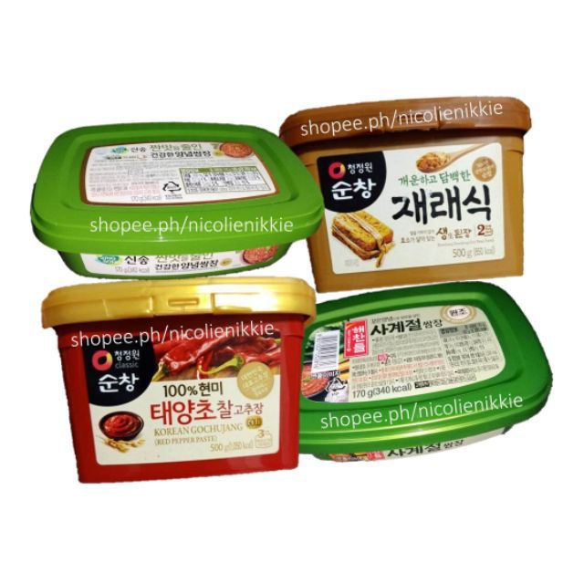 Ssamjang Gochujang Doenjang Korean Patse Shopee Philippines