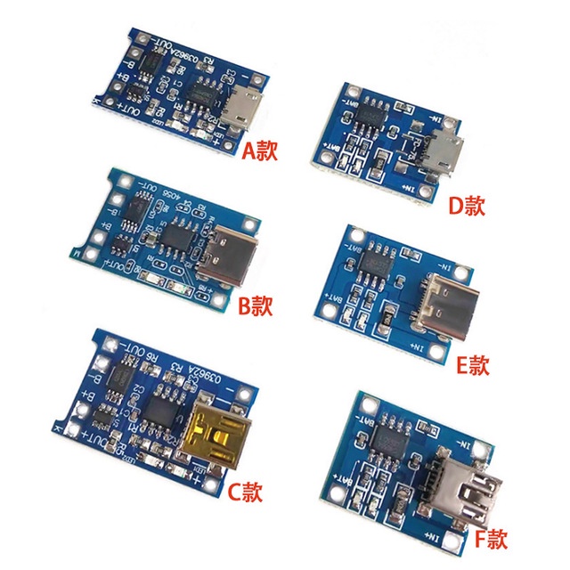 type-c-micro-mini-usb-5v-1a-18650-tp4056-lithium-battery-charger-module