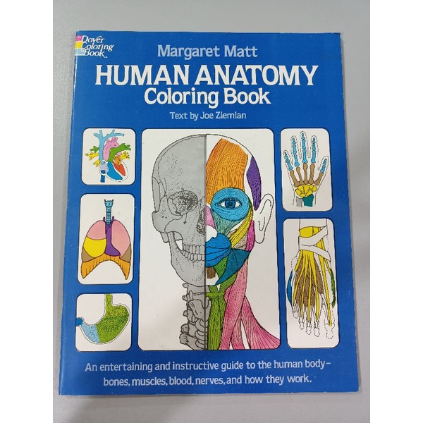 Human Anatomy Coloring book Biology Diagrams