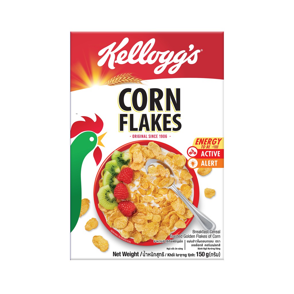 Kellogg's Original Corn Flakes Healthy Breakfast Cereal 1 box 150g