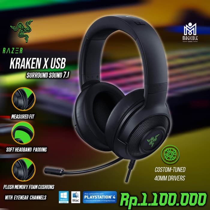 Razer Kraken X Usb Gaming Headset Shopee Philippines