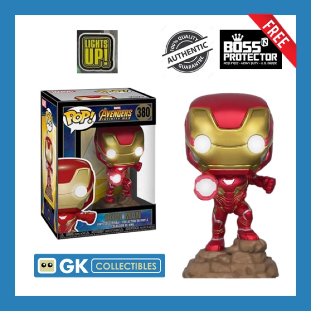 iron man light up funko pop