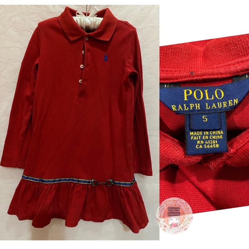 Ralph Lauren Polo Long Sleeved Dress Shopee Philippines