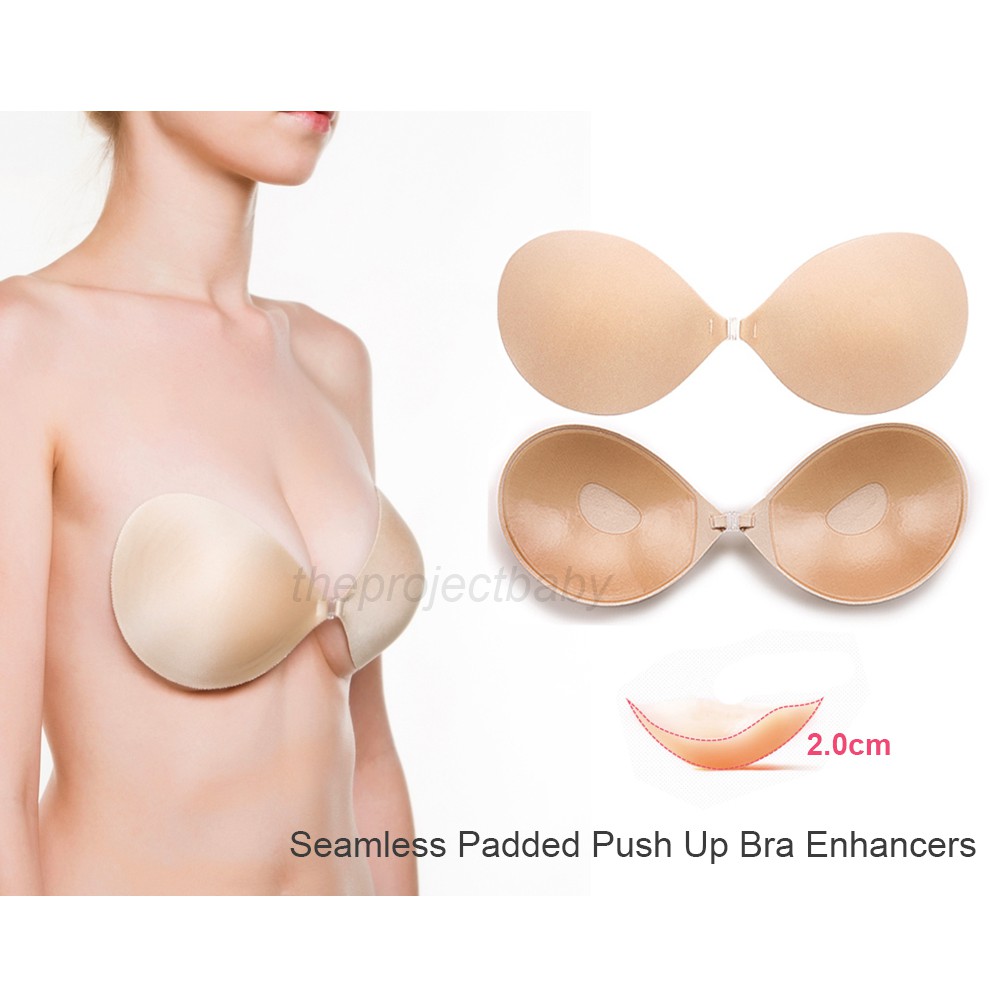 strapless backless bra cleavage enhancer stick on bra