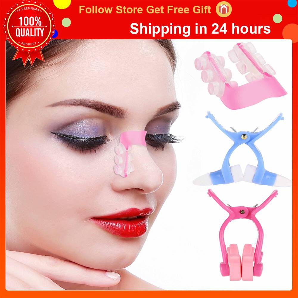 Crazy ️3pcs Nose Shaper Massager Clip Straightening Nose Up Clip ...