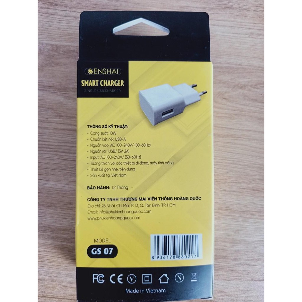 Genshai Smart GS07 AC charger - Genuine product - Image 3