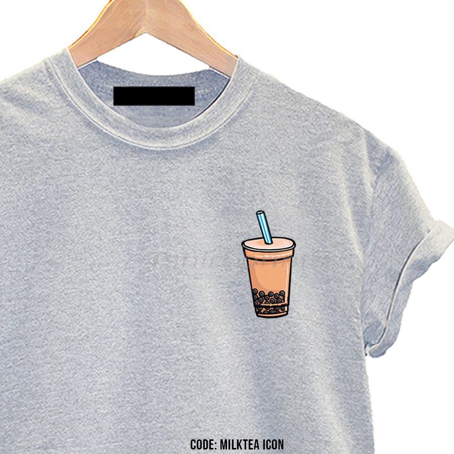 Milktea Icon Aesthetic Shirt Shopee Philippines