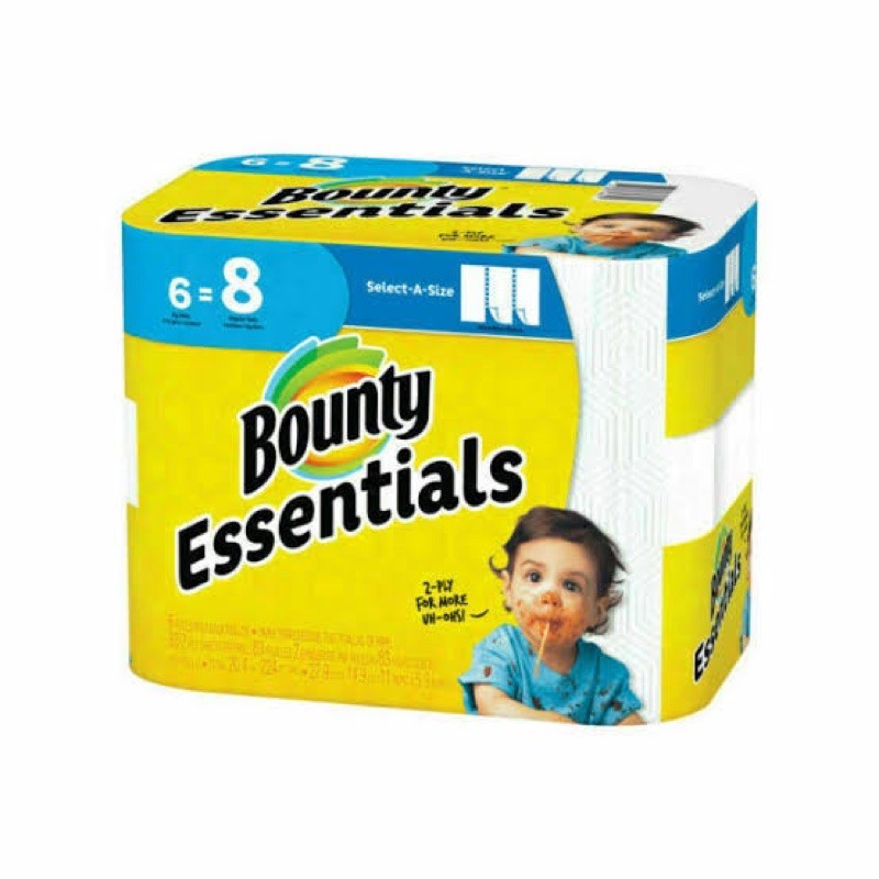 Bounty Essentials Bundle Pack 6 Paper Towel Rolls | Shopee Philippines