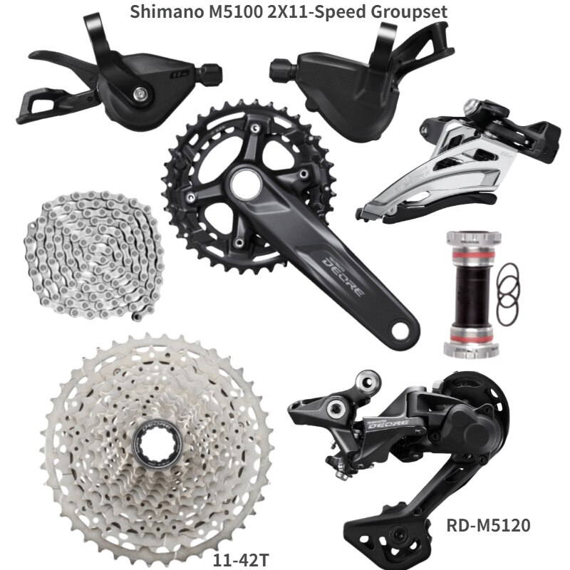 shimano 2x11 mtb groupset