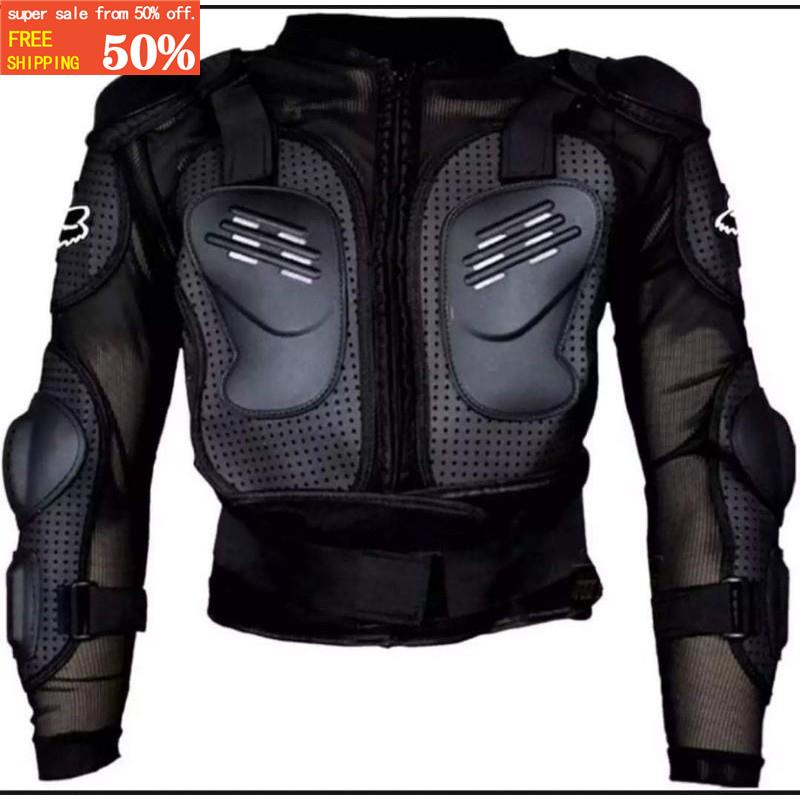 Men’s Motorbike Motorcycle Motocross Black Body Armor Safety Protective Spine Protector Guard Racing Gear Jacket