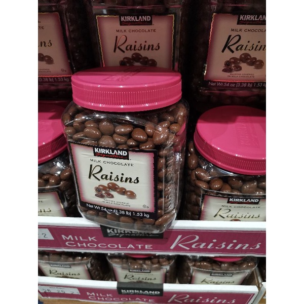 Kirkland Signature Raisins covered in milk chocolate Original