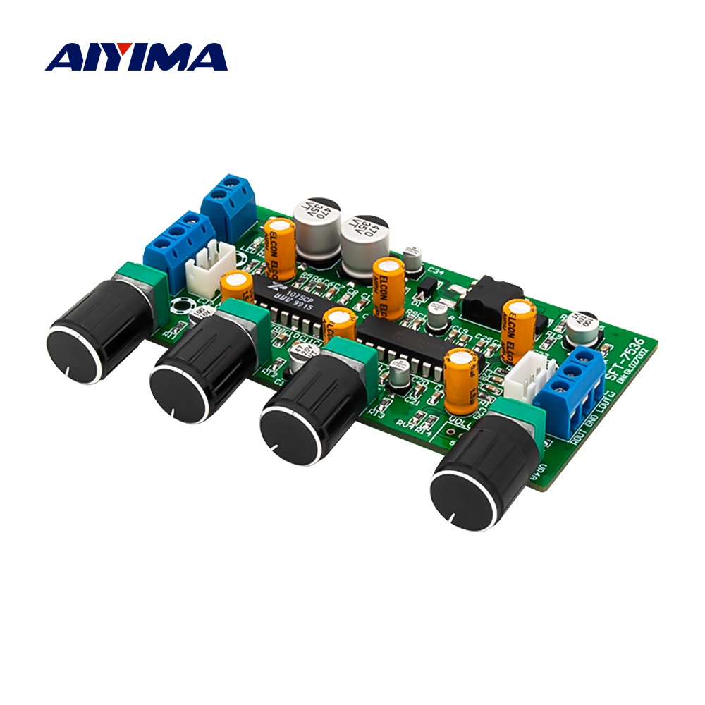 AIYIMA Amplifier Preamp Tone Board XR1075+LM1036 HIFI Preamplifier