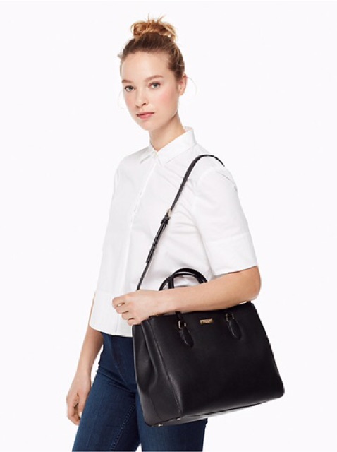 AUTH. KATE SPADE LEIGHANN LAUREL WAY SAFFIANO LEATHER BAG | Shopee  Philippines