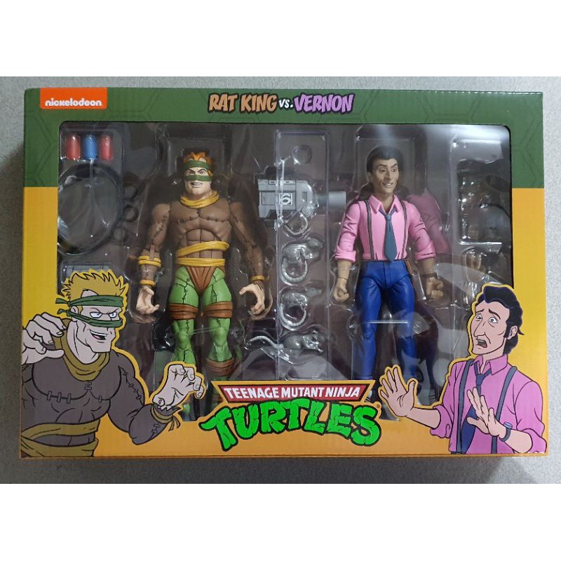 NECA TMNT Toon Rat King and Vernon | Shopee Philippines