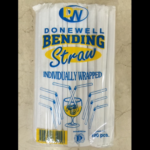 Bending Straw (Individually Wrapped) Shopee Philippines
