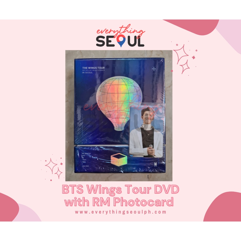 BTS Wings Tour DVD (with RM photocard) Shopee Philippines