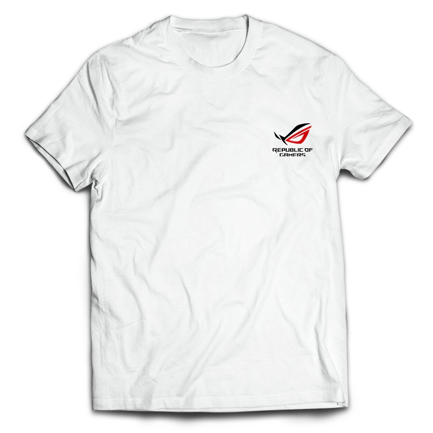 ROG Republic Of Gamers ASUS Games T-Shirt Logo T Shirt Baju ROG-0010