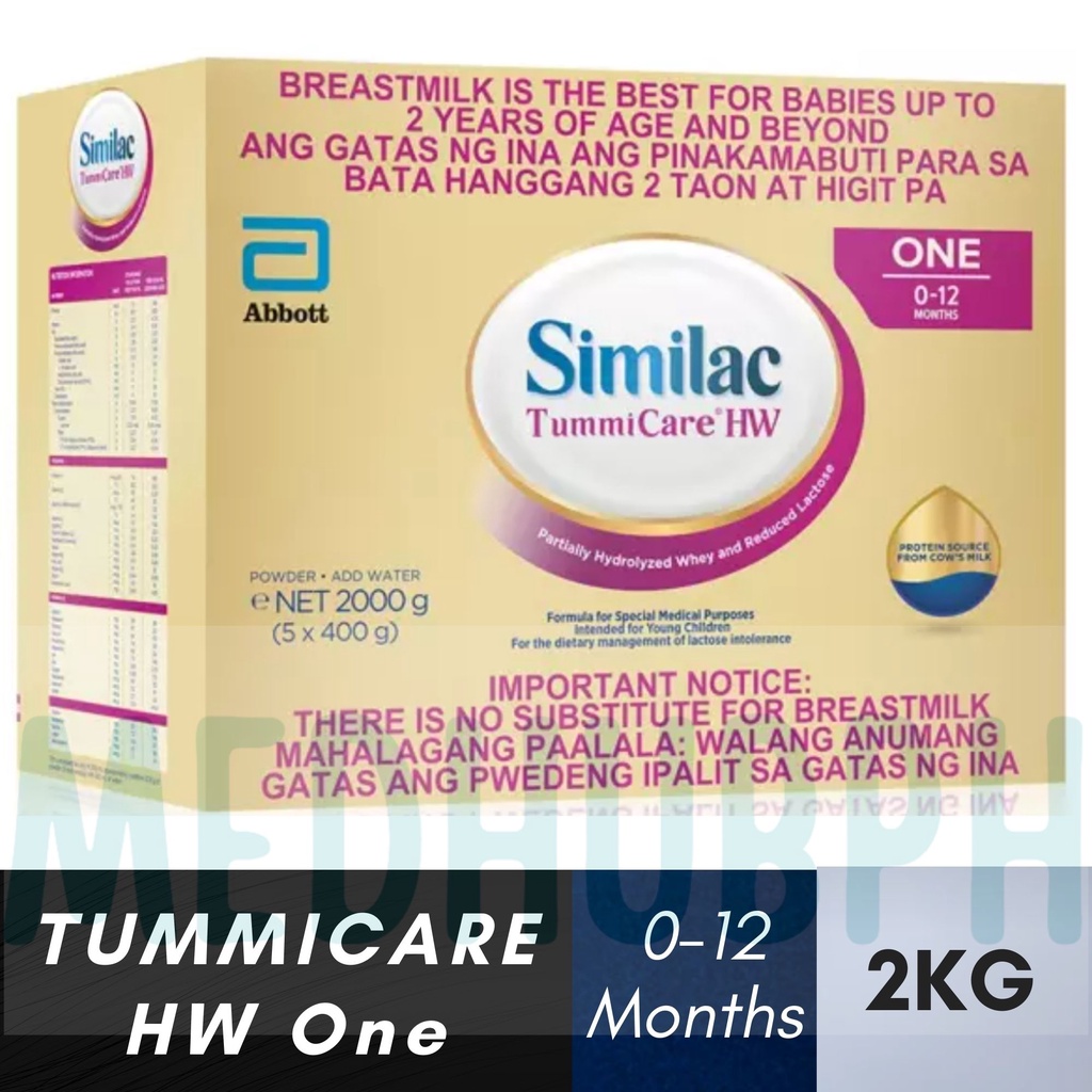 Similac TummiCare HW One (012 Month Old) (5x400g) (2kg) (Exp Jan