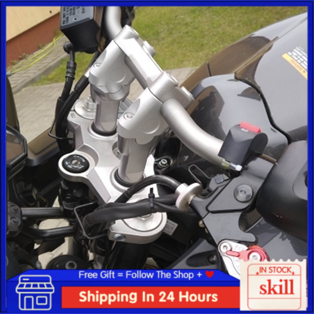 [SKL] 22mm Universal Motorcycle Handle Bar Riser Handlebar Clamp Back