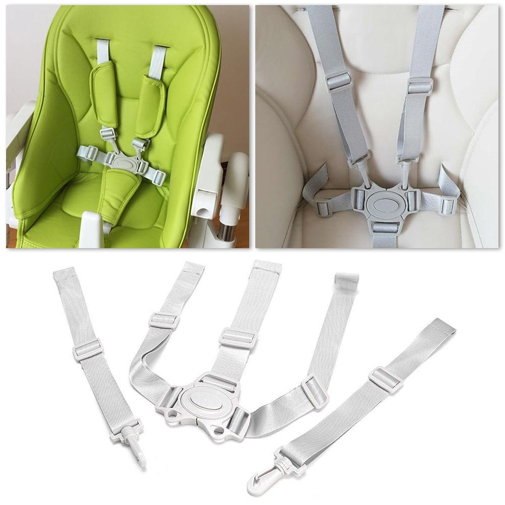 five point harness high chair