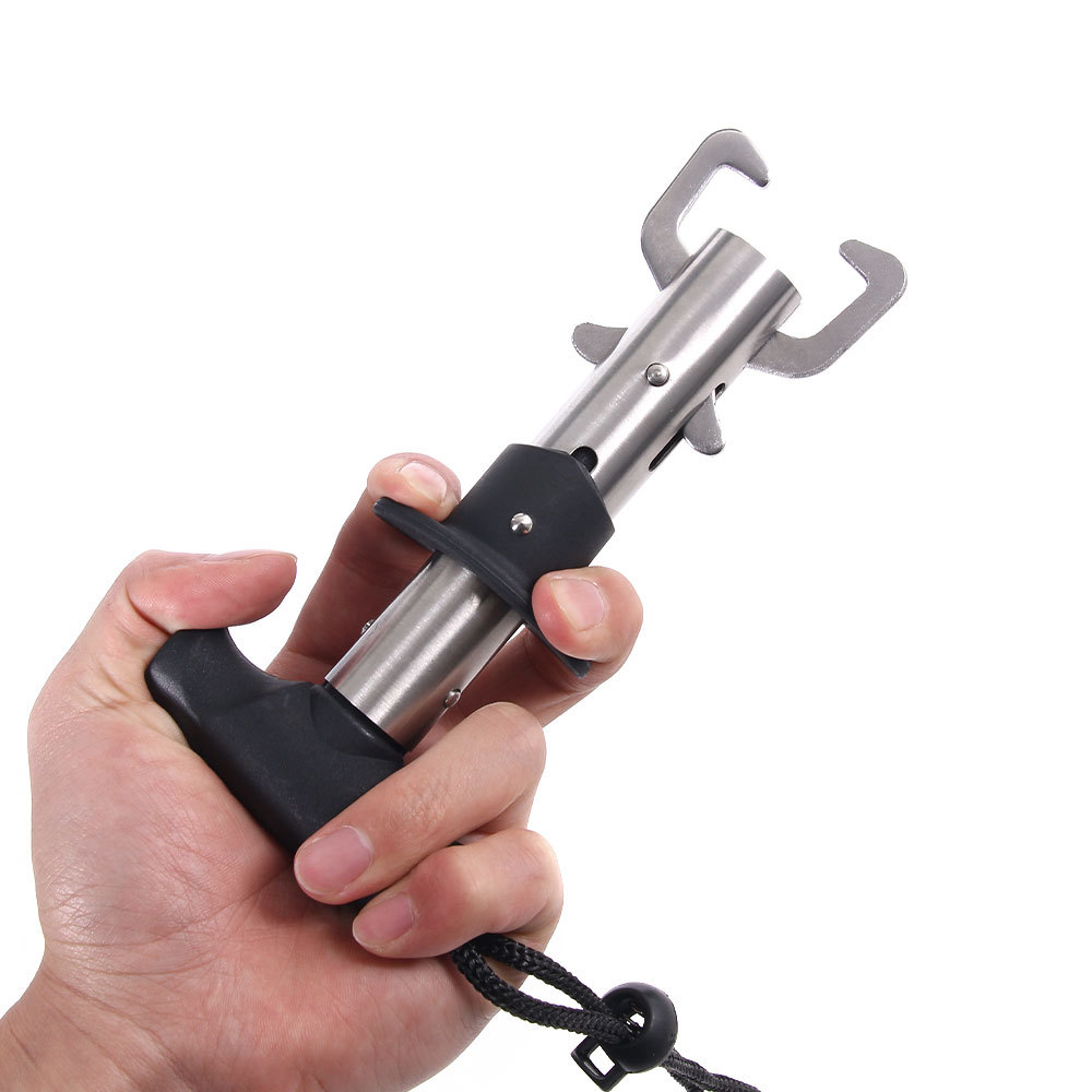 Booms Fishing Stainless Steel Fish Gripper Pliers Lip Grip Clamp