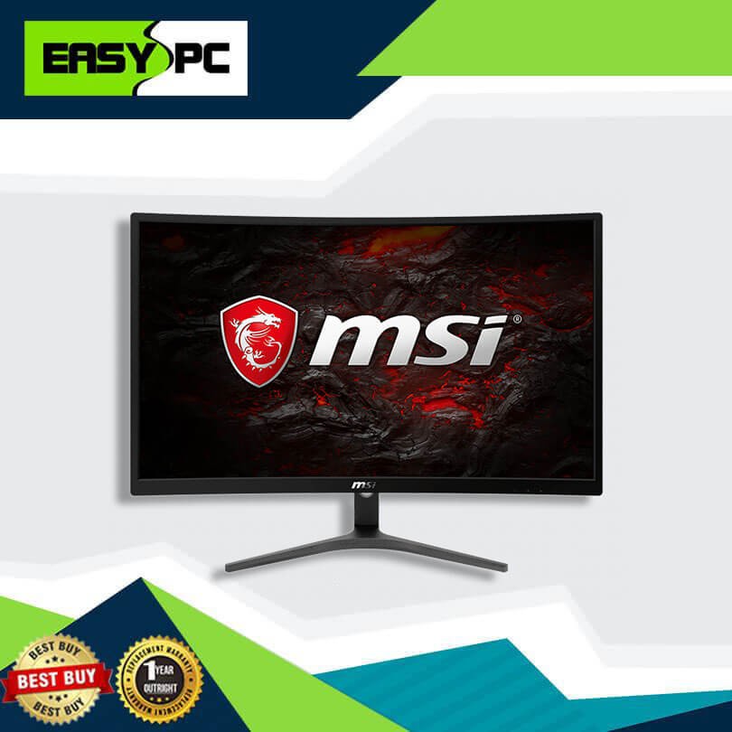 Msi Optix G241vc 24 Frameless Full Hd 75hz Amd Freesync Supported Curve Gaming Monitor Shopee Philippines