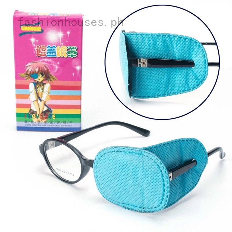Kids and Adults Orthoptic Eye Patch For Amblyopia Lazy Eye Occlusion Therapy Treatment Design #7 Min On Yellow 