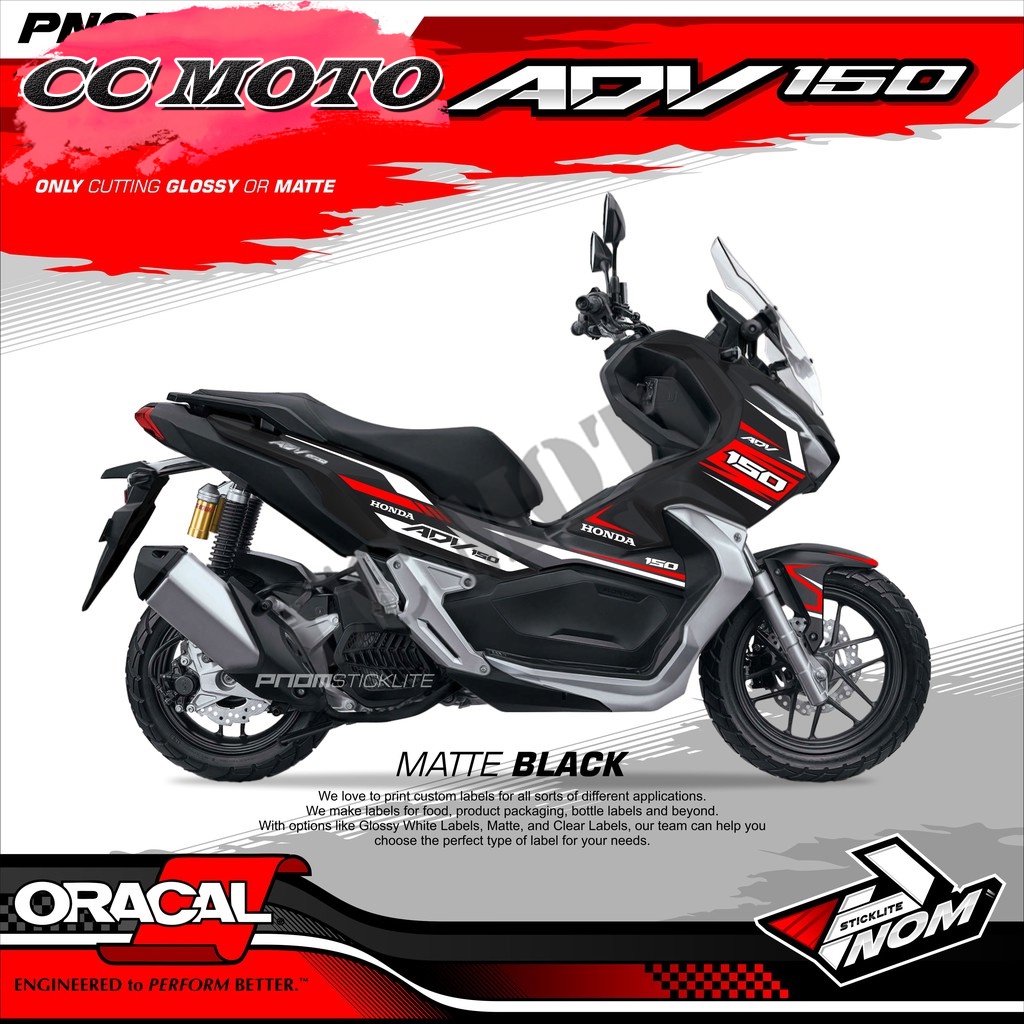 Striping Sticker cutting For HONDA ADV 150 2019-2022 Exterior Decals ...