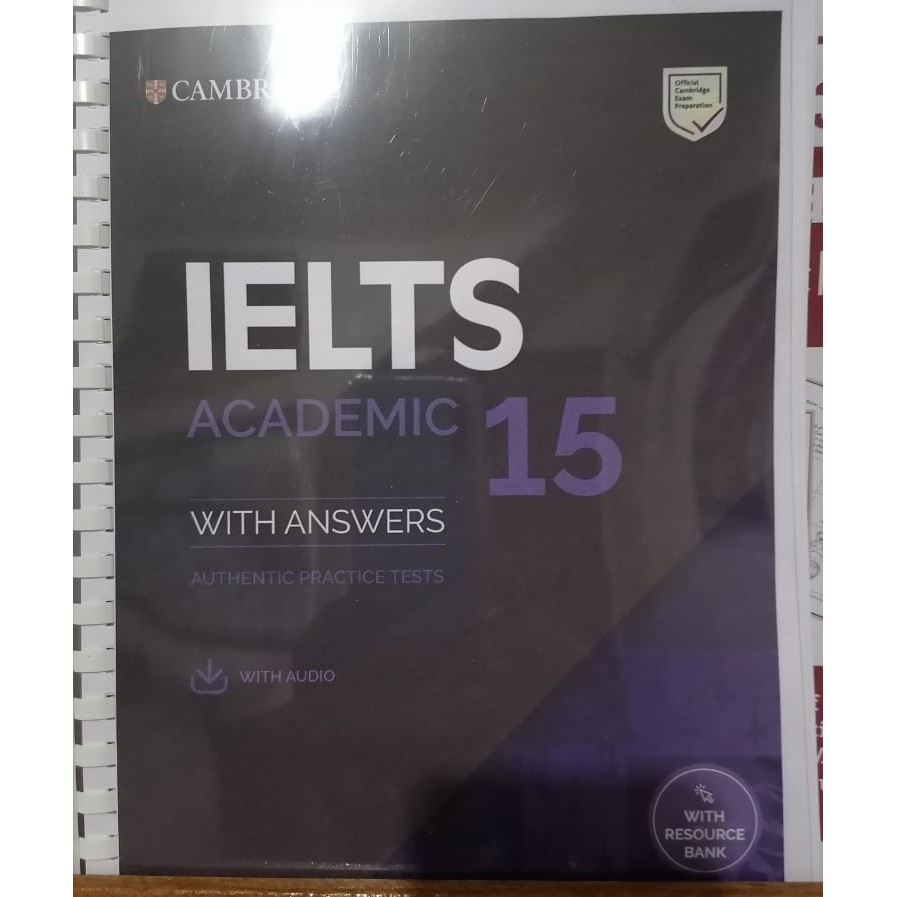 IELTS Book 15 Academic Reviewer NEW With Audio CD and FREE Answer