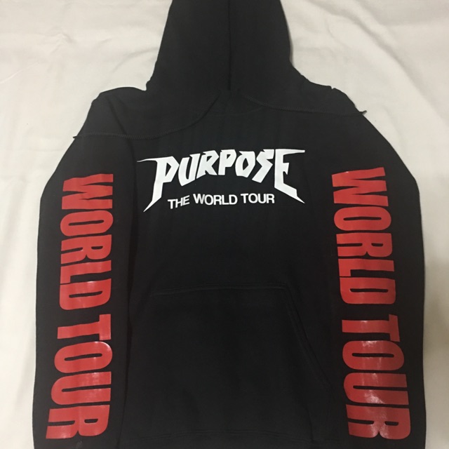 purpose tour merch hoodie