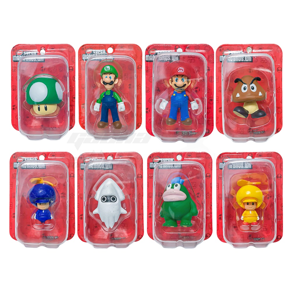 Takara Tomy Super Mario Bros. Wii Carded Figure Gashapon | Shopee ...