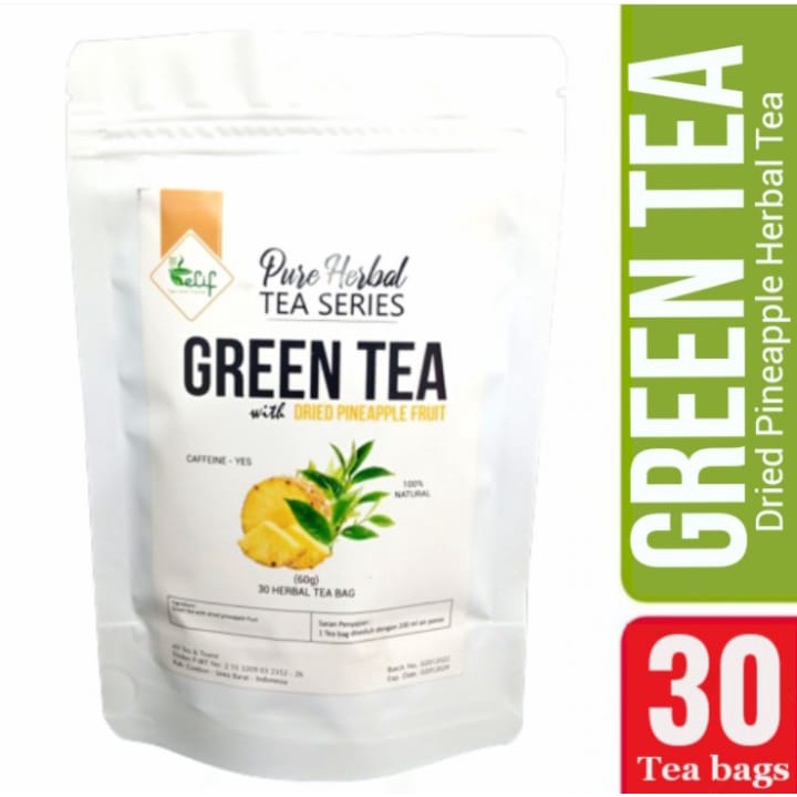 Green Tea with Pineapple Fruit Herbal Tea Infusion (30 Tea Bag