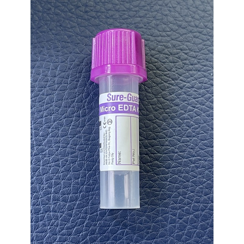 Sureguard Microtainer EDTA K3 / Purple top tubes 0.5ML Shopee Philippines