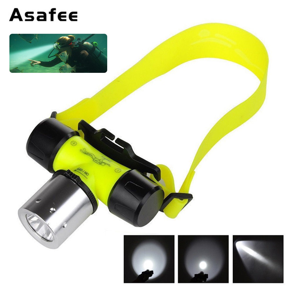 Asafee Fl019D 850Lm Xml T6 Led Underwater 50M Head Light Waterproof