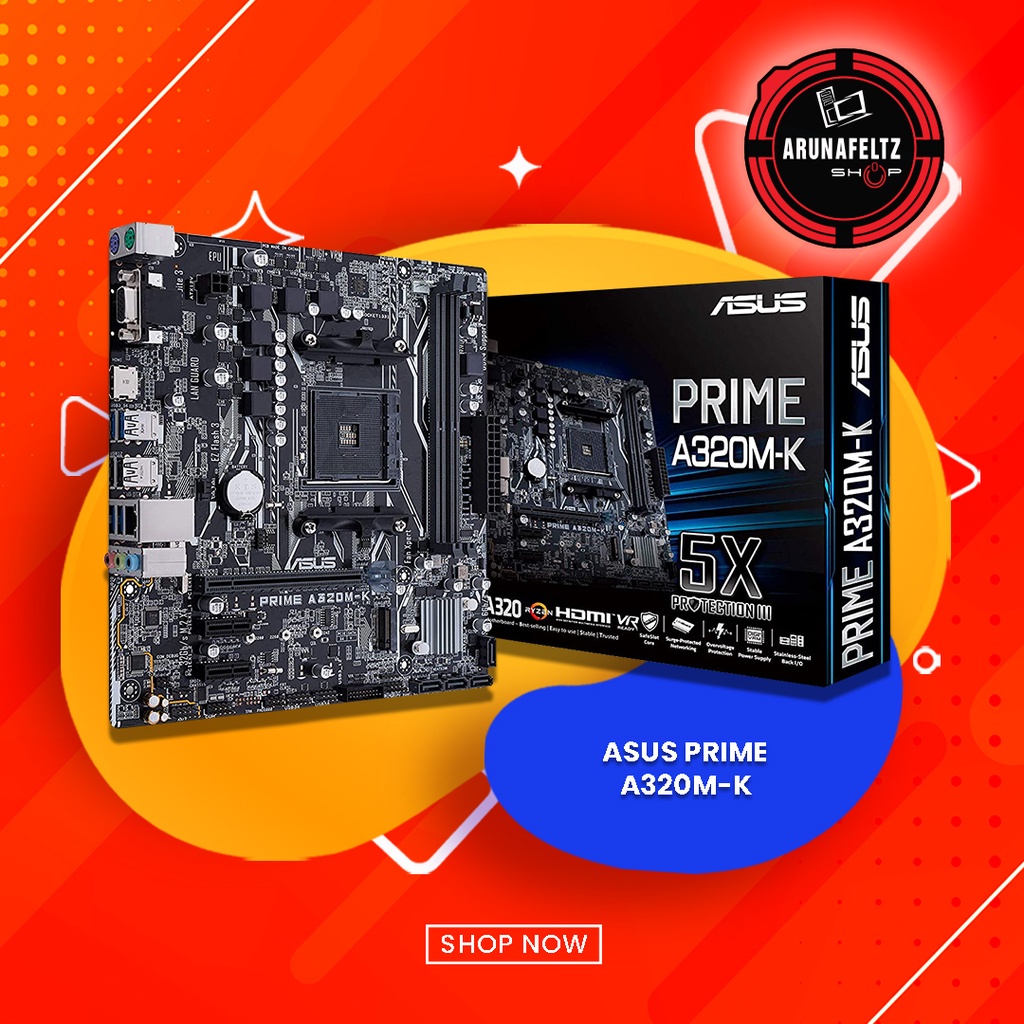 Asus Prime A320MK Motherboard Socket Am4 Pcie DDR4 Shopee Philippines