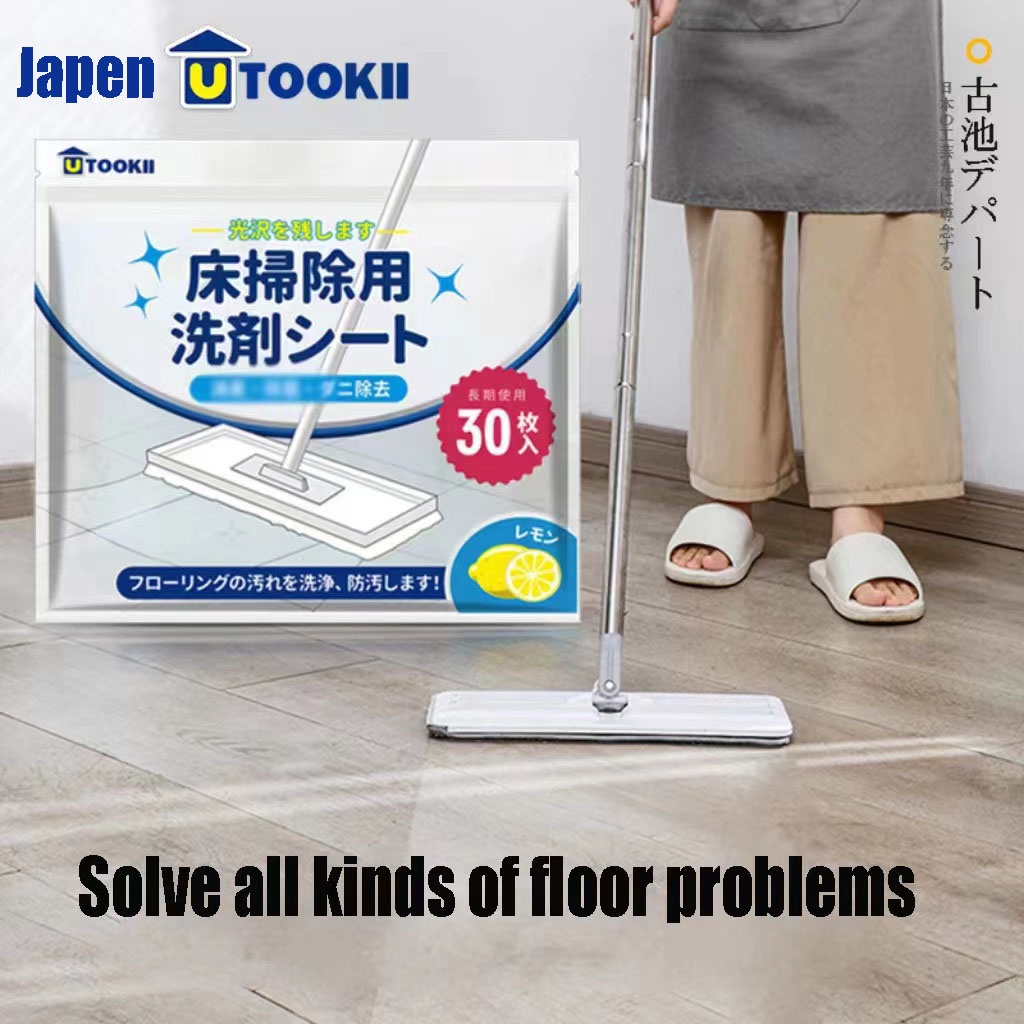 Tile Floor Cleaner Tablets Allaround Dissolving Paper Cleaning Sheet