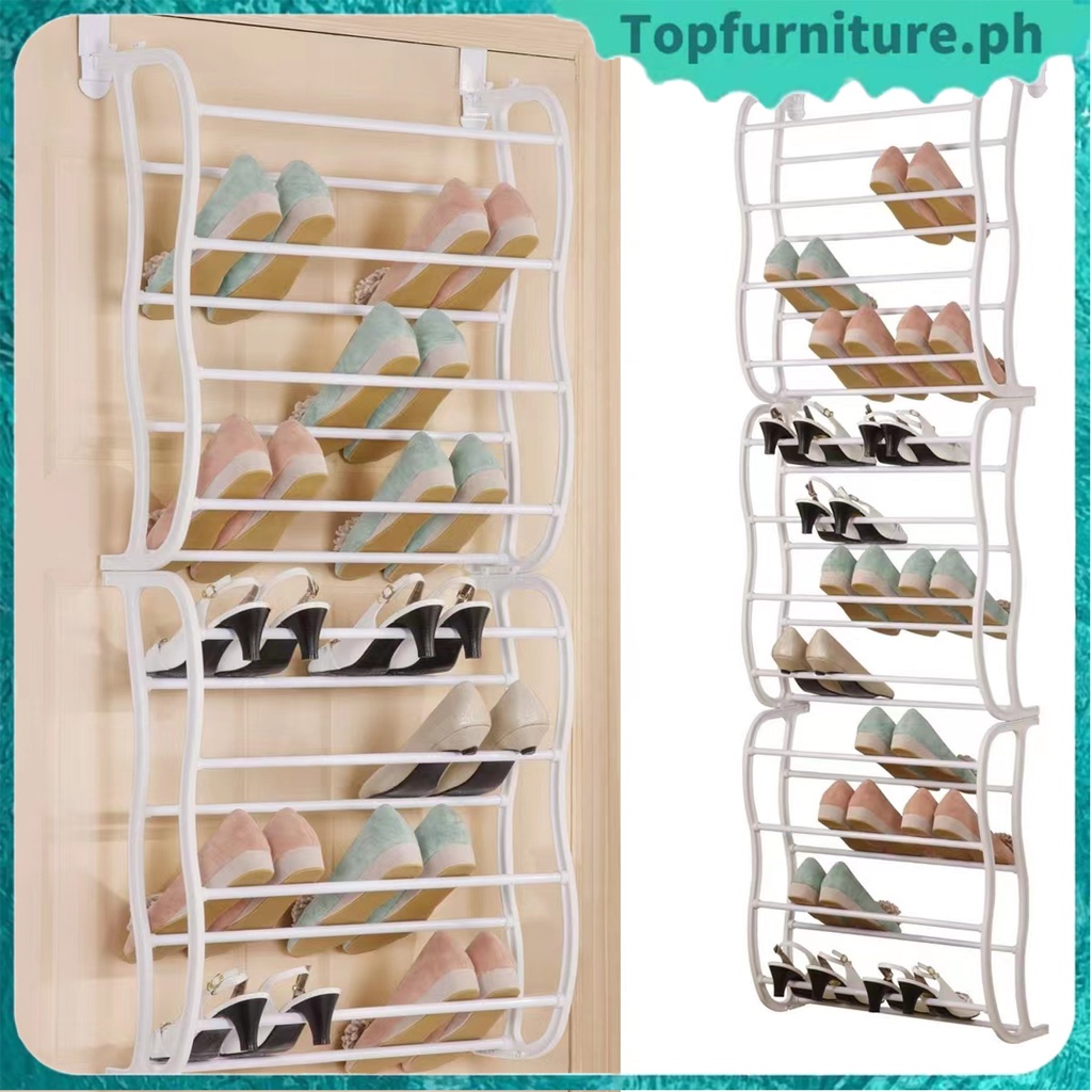 cod-36-pair-over-the-door-hanging-shoe-rack-12-tier-wall-mounted-shoes