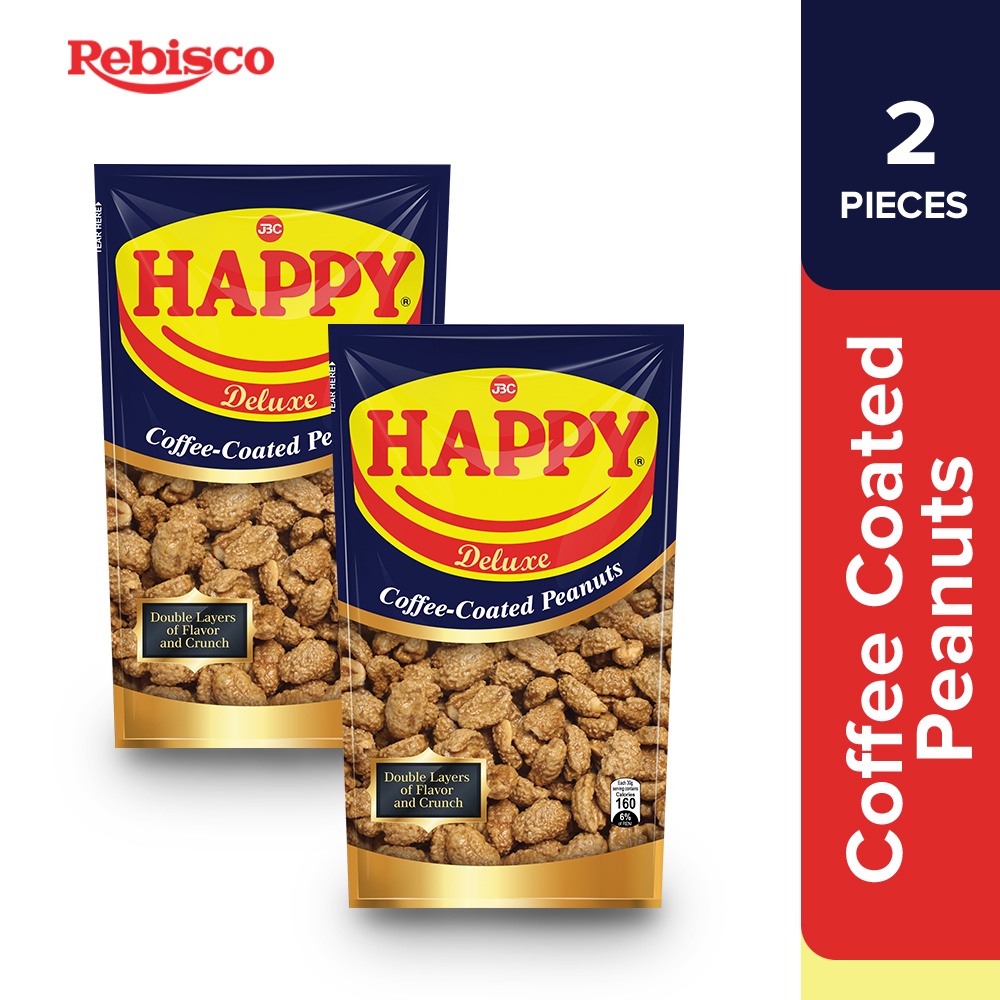 HAPPY DELUXE COFFEE COATED PEANUTS 100g (Set of 2) Shopee Philippines