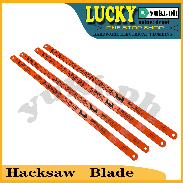 SANDFLEX HACKSAW BLADE 18 TPI/8D & 24 TPI/10D (12"/300MM) Shopee