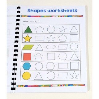 Workbook for Preschool, Kindergarten, Activity Workbook (90 Pages