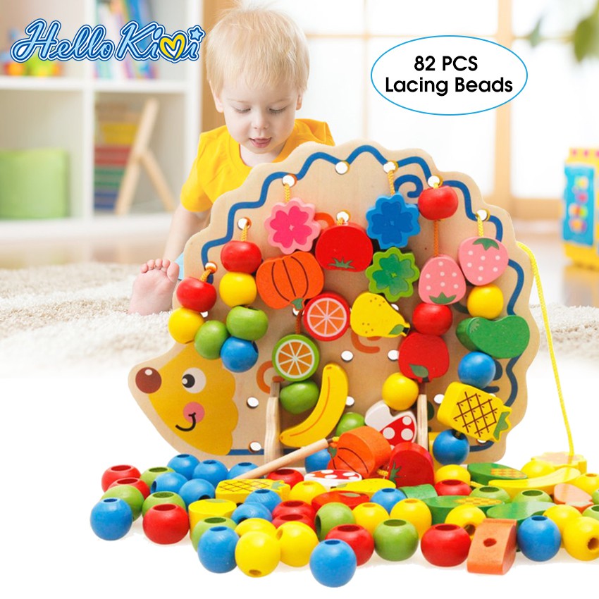 bead threading toy