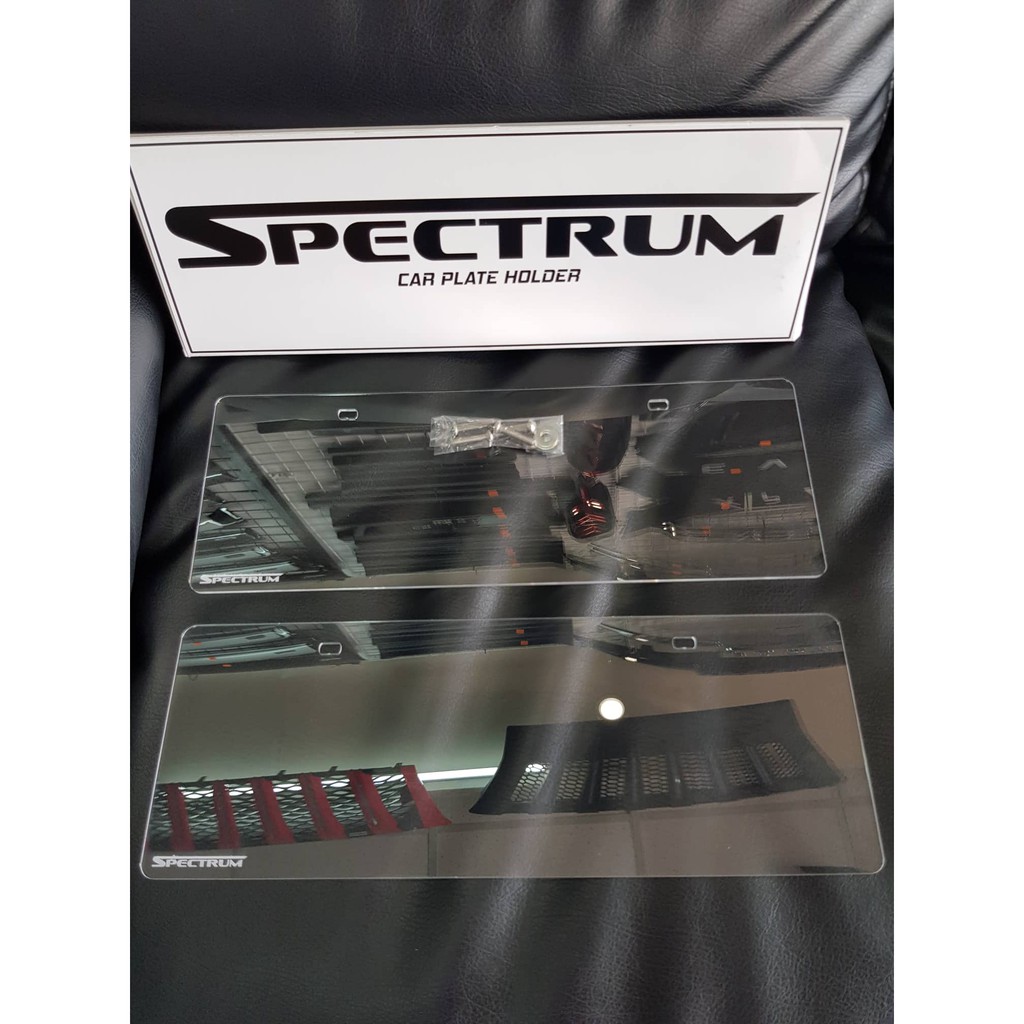 CLEAR Car Plate COVER (2pcs set) PERFECT FIT for Old/New LTO Plate