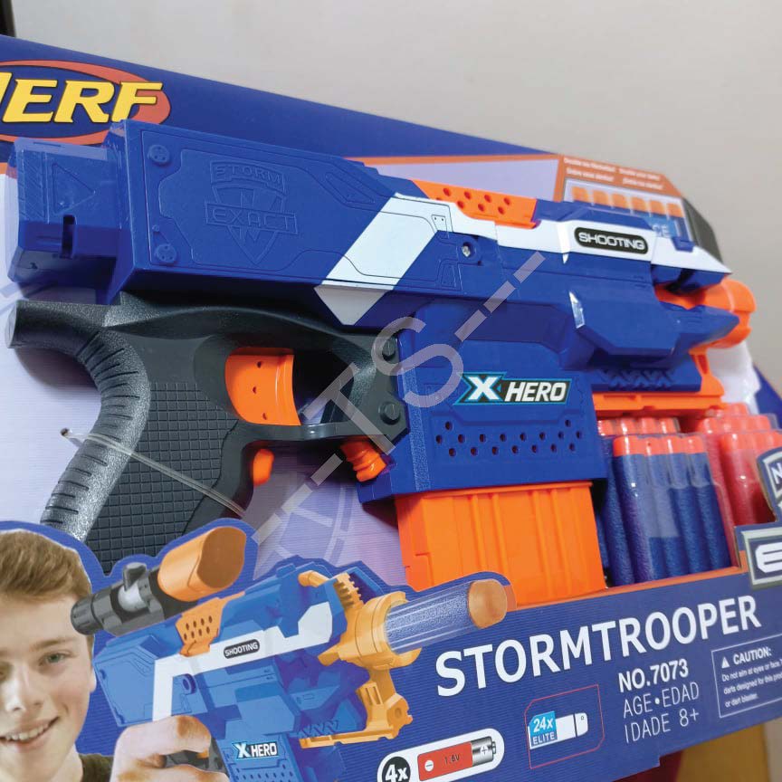 nerf NERF X HERO Stormtrooper Soft Bullet Blaster N-Strike w/ Soft ...