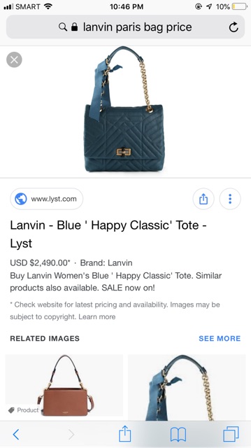 lanvin paris bag