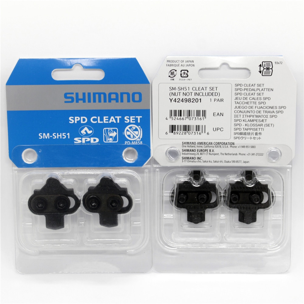 shimano spd cleat set