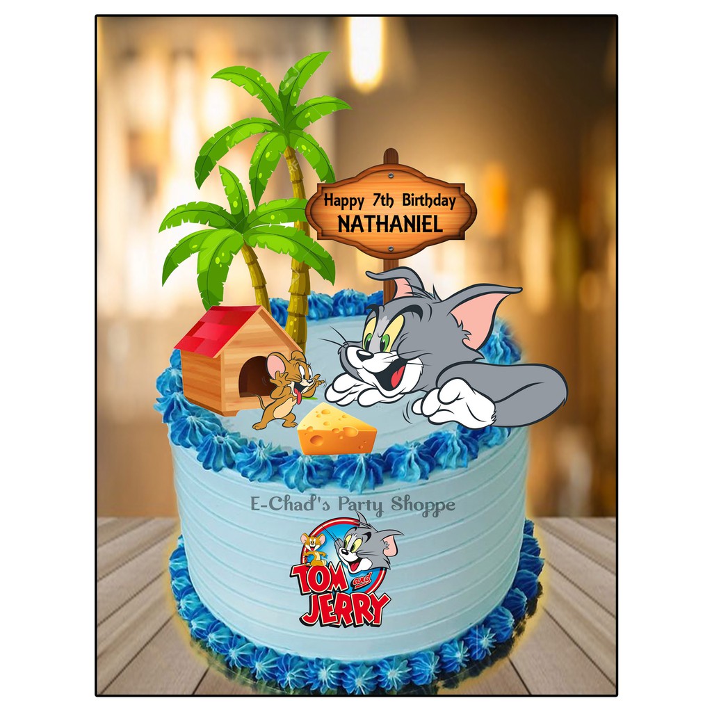 Tom Jerry Cake Topper Set Shopee Philippines