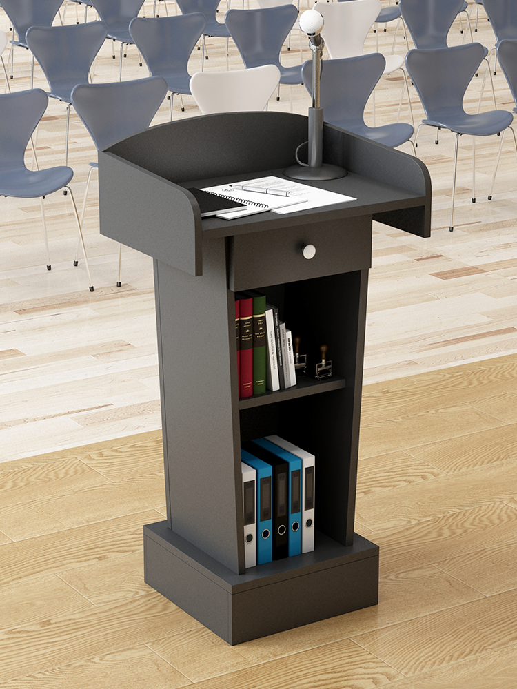 Lecture Desk Speaker's Platform Simple Modern Reception Desk Reception ...