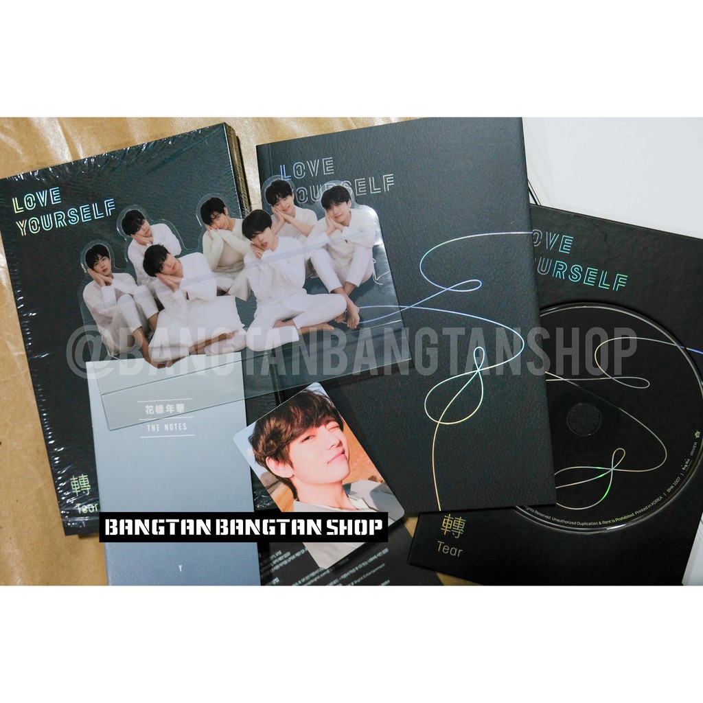 Cod Ready To Ship Bts Love Yourself Tear Album With V Jin J Hope Pc Shopee Philippines